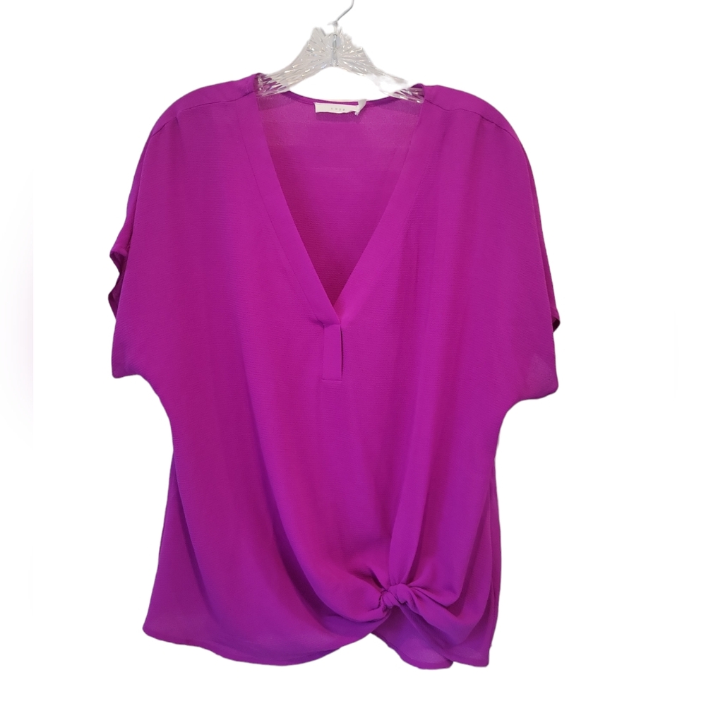 Lush side knot blouse